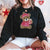 Love Coffee Teddy Valentine Sweatshirt – Furry Look 3D Print Sweater