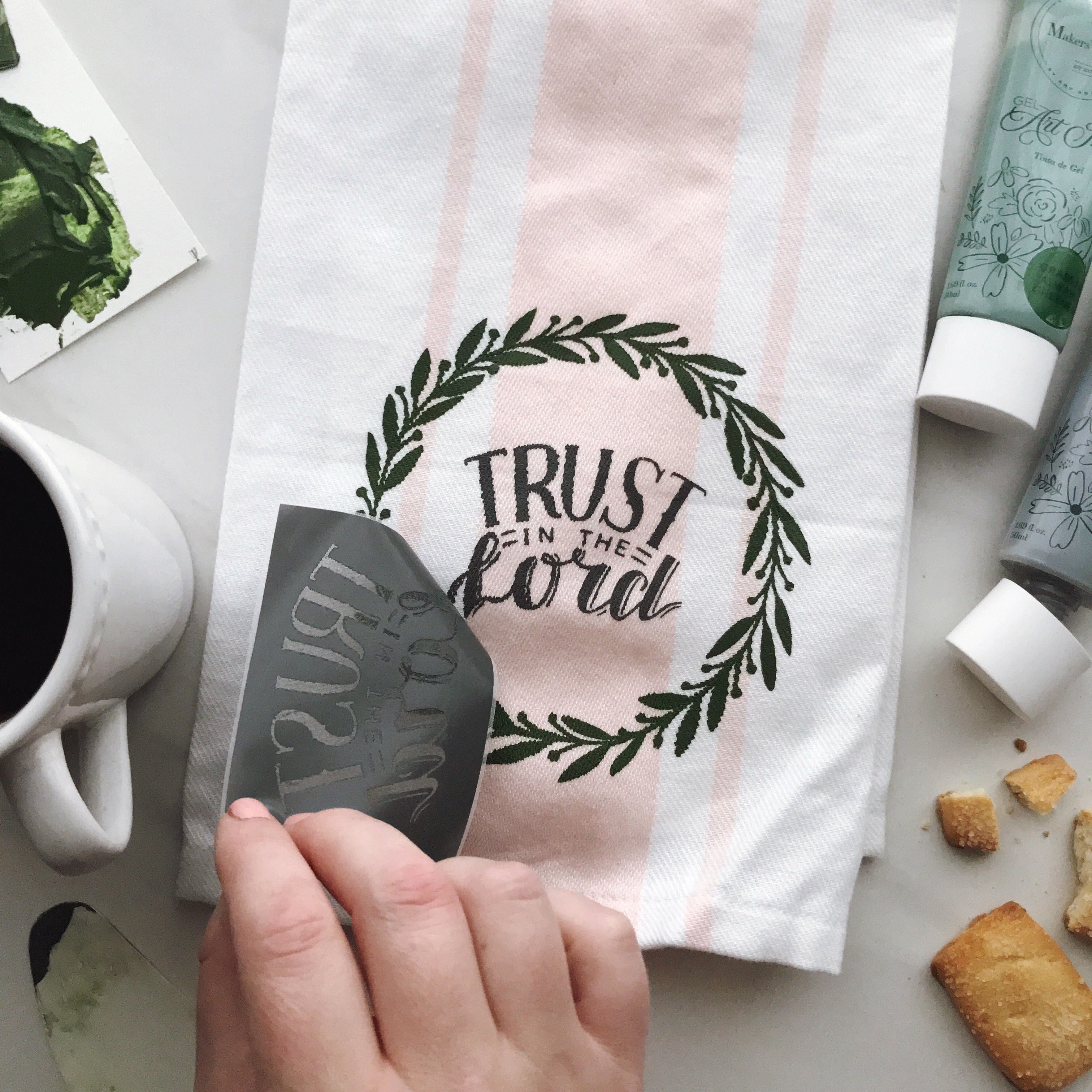 Love Covers All - Mesh Stencil 8.5 x 11