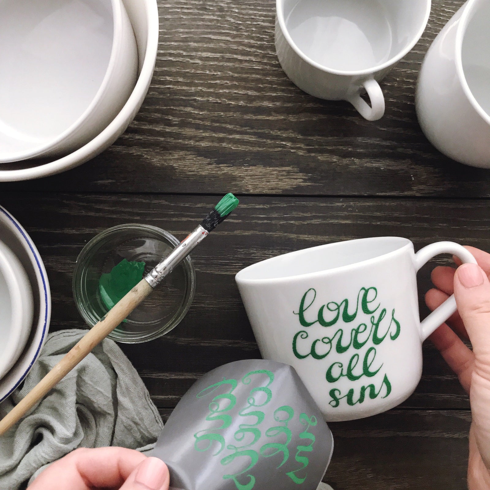 Love Covers All - Mesh Stencil 8.5 x 11