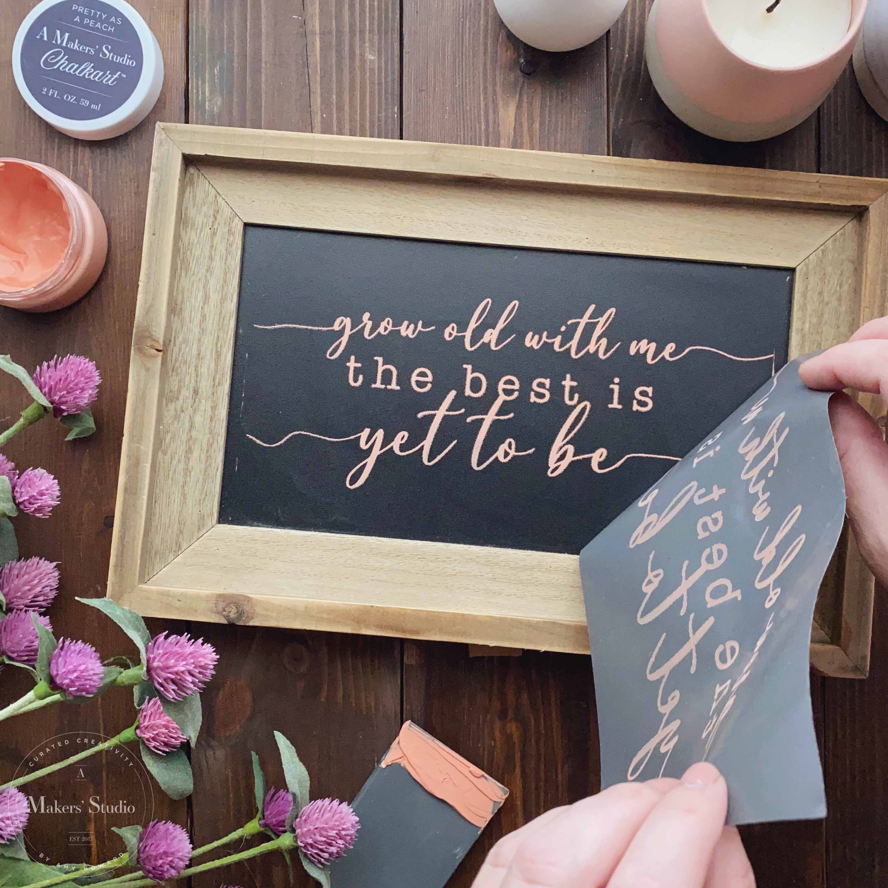 Love Is - Mesh Stencil 8.5x11