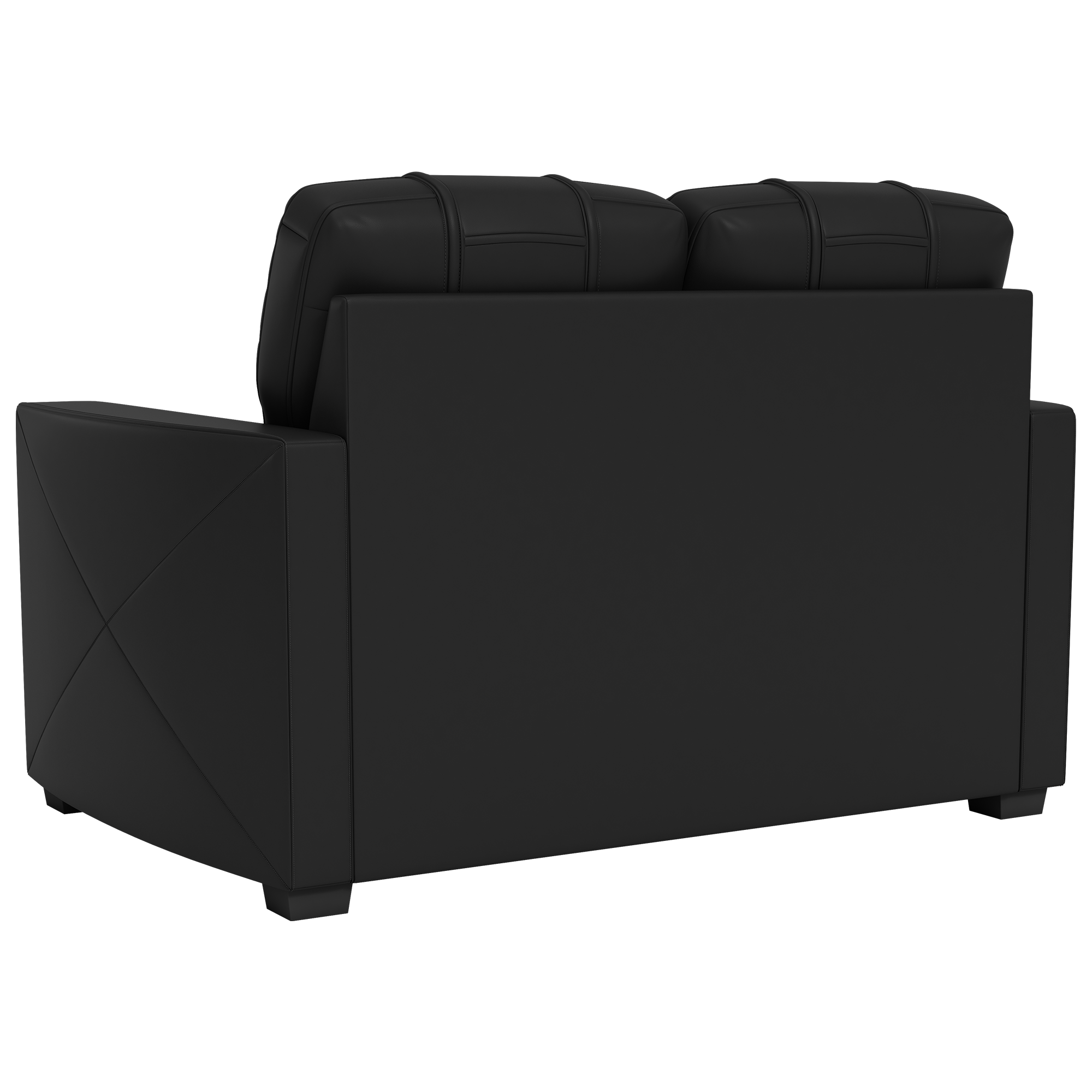 Silver Loveseat with Arizona Coyotes Secondary Logo