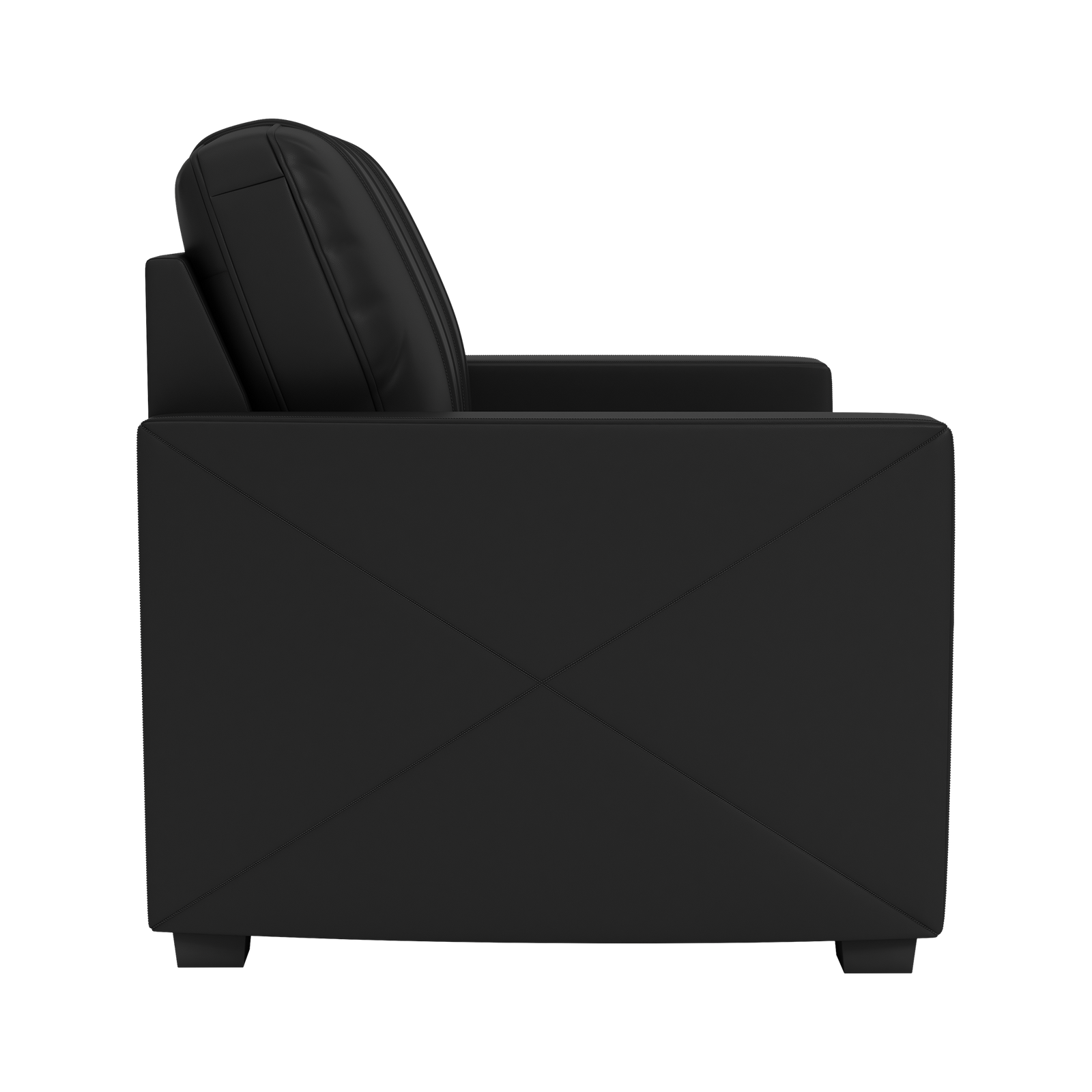 Silver Loveseat with Michigan State Spartans Secondary Logo