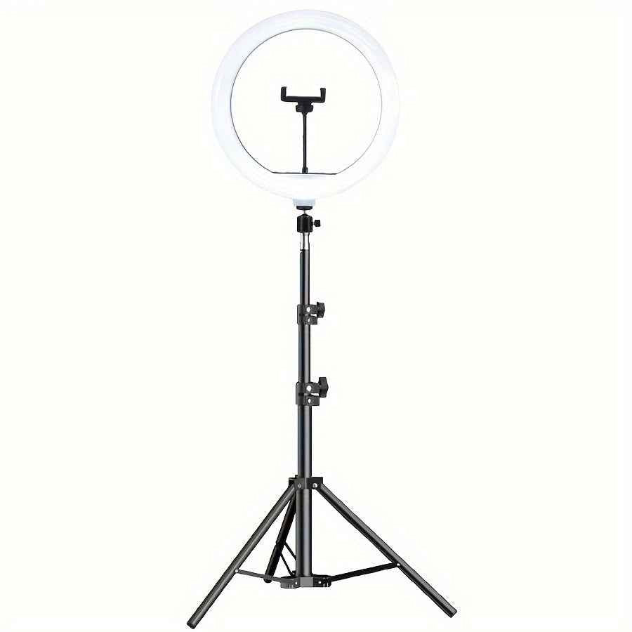 LED Ring Light with Tripod and Phone Holder USB Selfie Video Light 26cm
