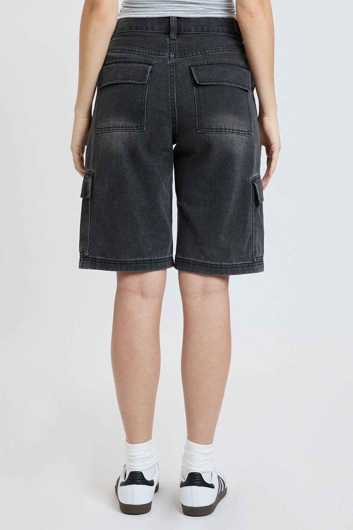 Women's High Rise Cargo Jort