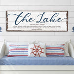 The Definition Of Lake Sign