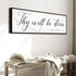 Thy Will Be Done Faith Sign IV