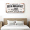 Bed and Breakfast Sign