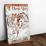 I Choose You Couple Horse Sign