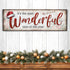 It's The Most Wonderful Time Of The Year Christmas Sign III