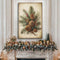 Vintage Winter Pine Cone Christmas Wall Art III