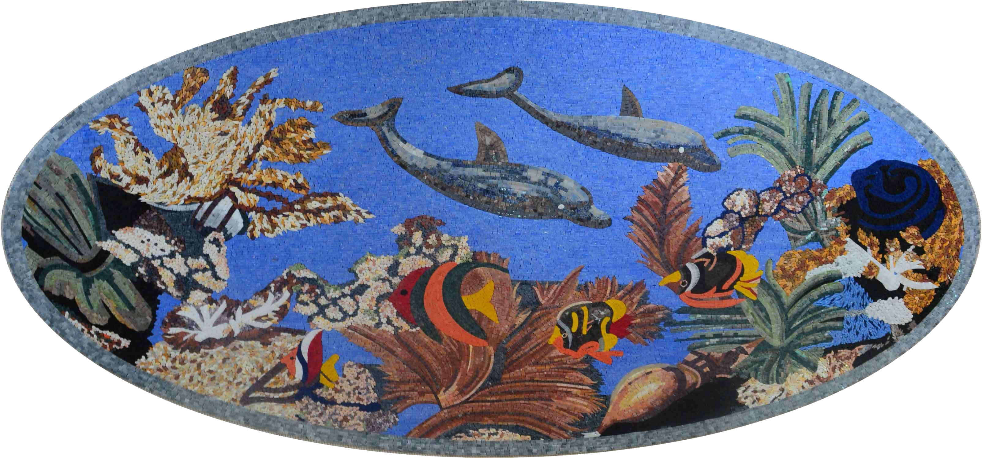 Aqua Mosaic Art - Coral Reef