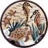 Sea Creatures Mosaic Medallion