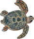 Sea Turtle Marble Mosaic
