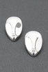 MADISON Gold Plated Metal Earrings: NYFW BYMANYC ® New York