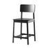 Minimalist Solid Wood Counter Stool, Set of 2