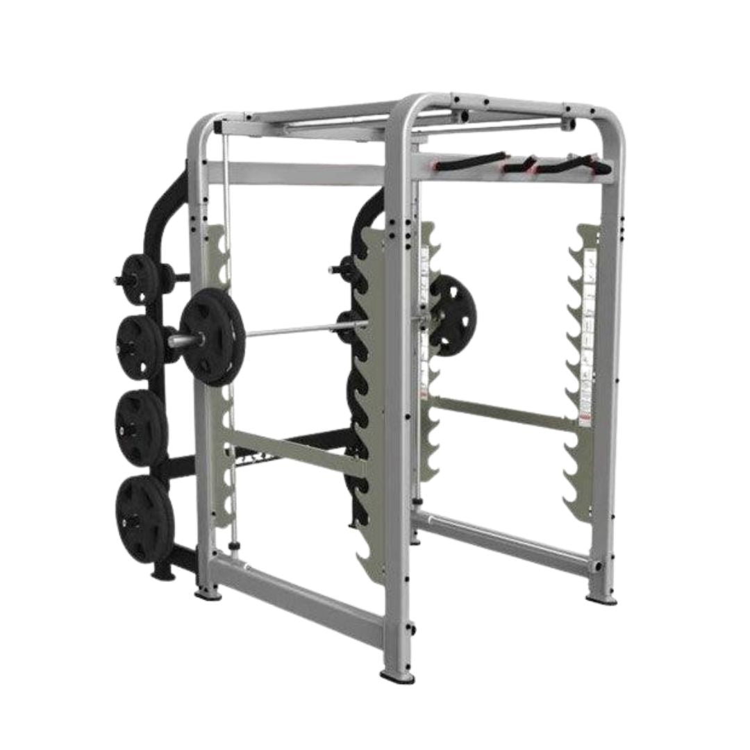 MAX Rack - NEW - Muscle D Fitness - Plate Load Multi-Dimensional Smith Machine - Weight Storage Pegs Included - Fnctional Chin Bar