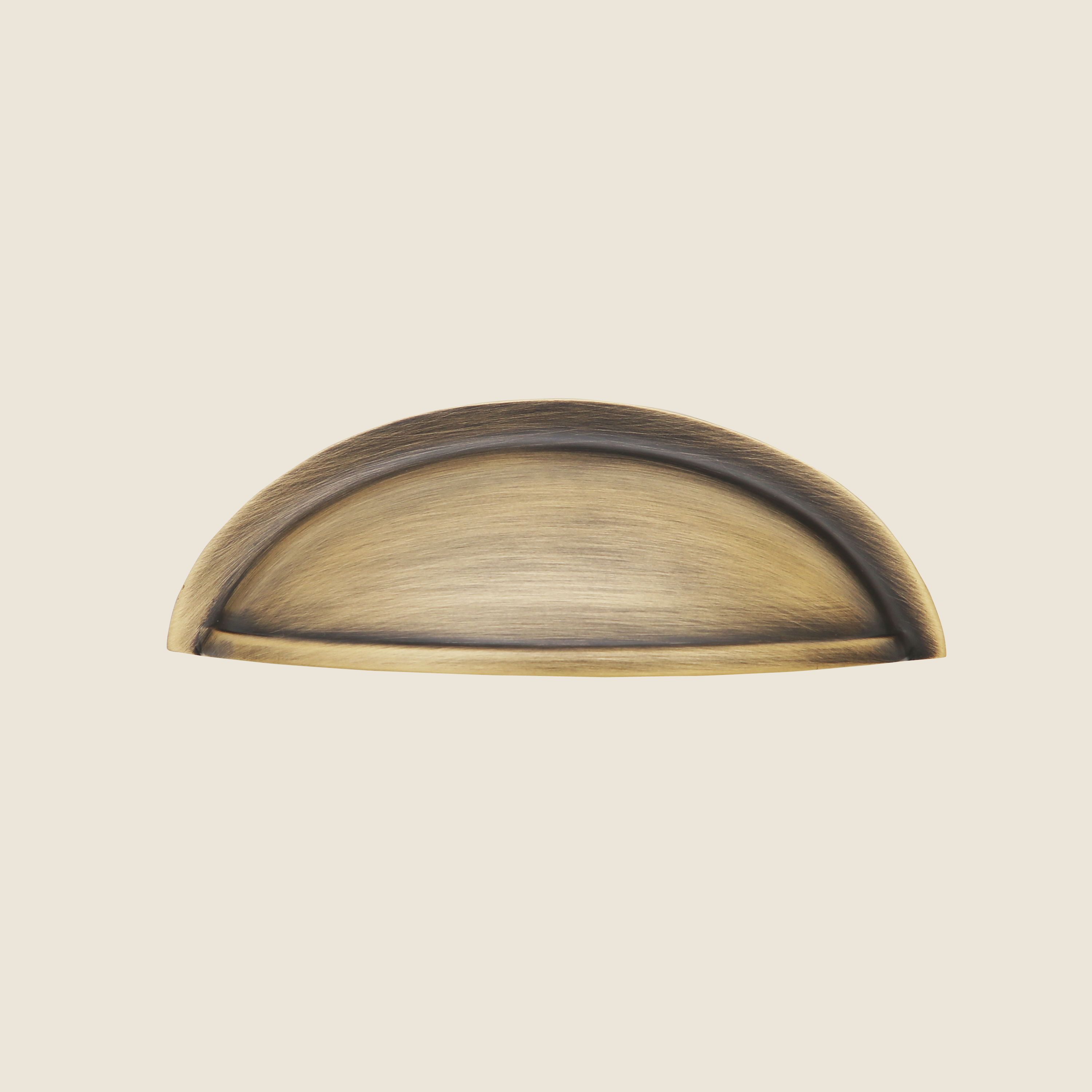 Lucy Cup Solid Brass Drawer Pull - 2 Inch Centers