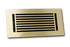 Cast Aluminum Linear Bar Vent Covers - Satin Brass
