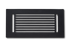 Cast Aluminum Linear Bar Vent Covers - Black