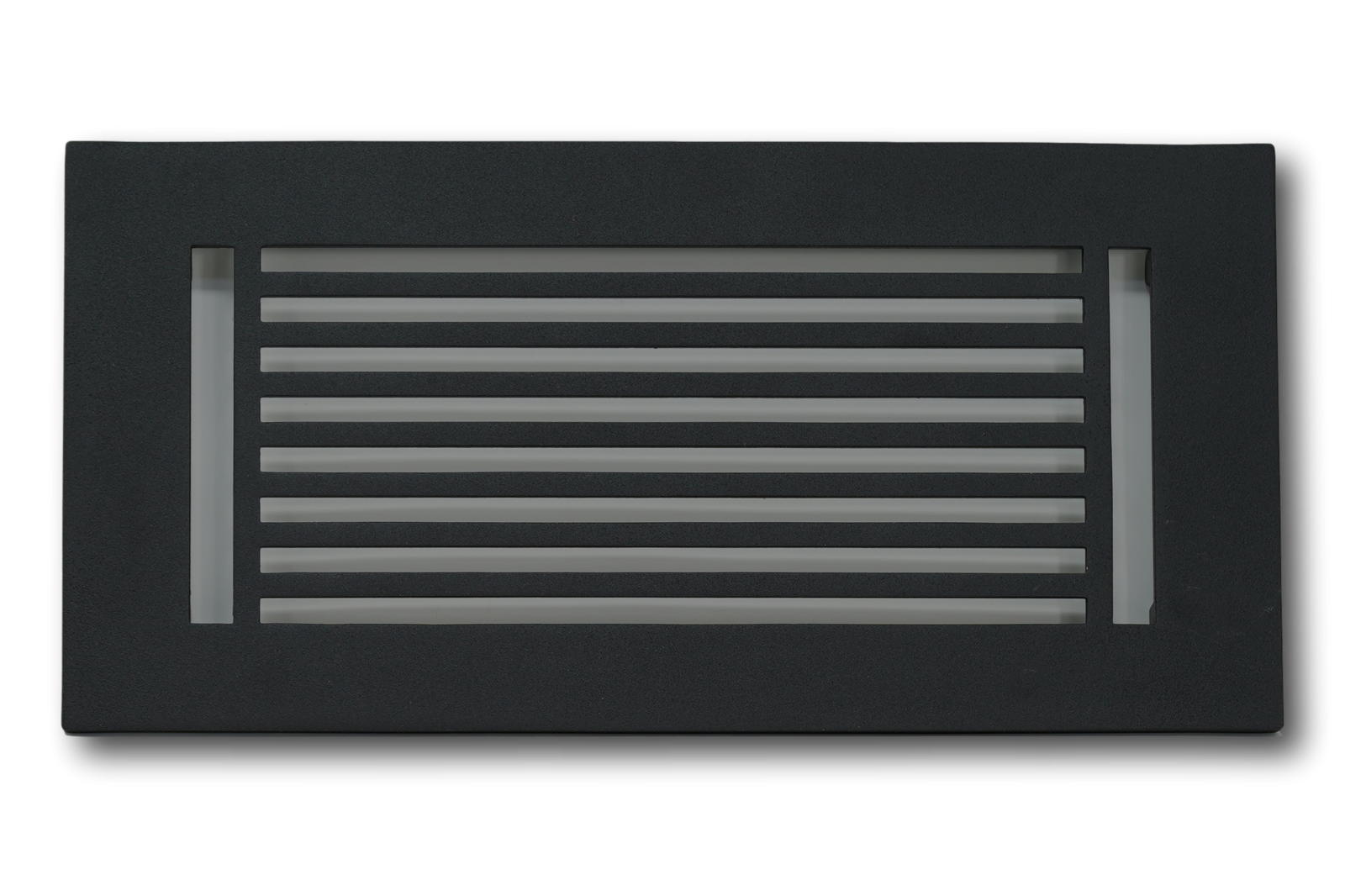 Cast Aluminum Linear Bar Vent Covers - Black