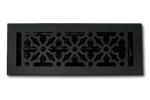 Cast Aluminum Gothic Vent Cover - Black