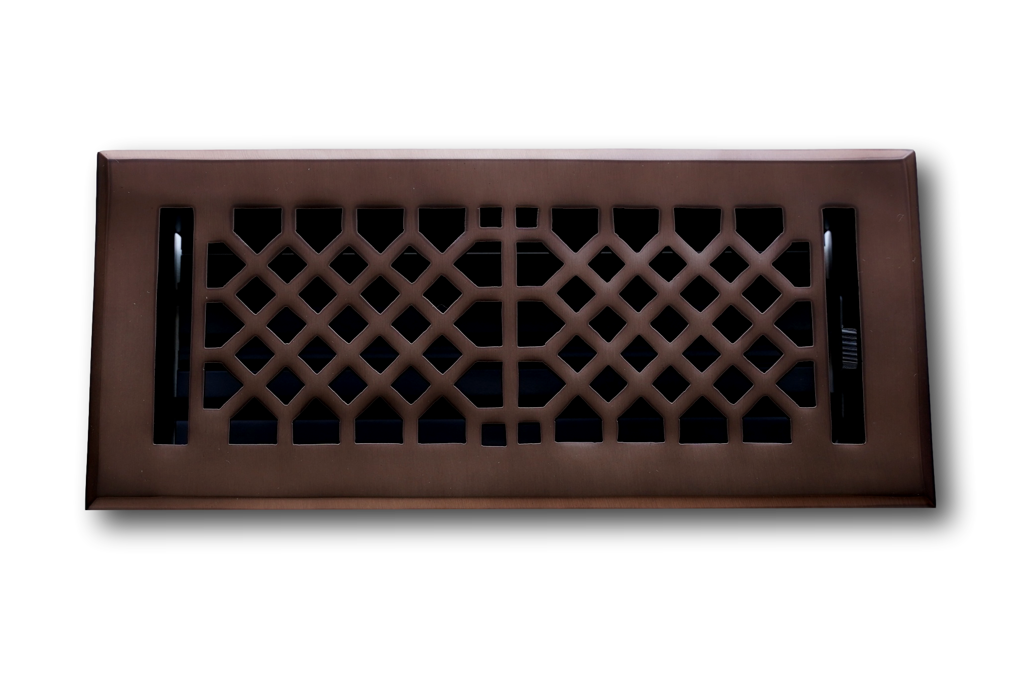 Cast Brass Vintage Industrial Vent Cover - Oil Rubbed Bronze