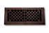 Cast Brass Vintage Industrial Vent Cover - Oil Rubbed Bronze