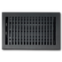 Cast Aluminum Contemporary Vent Covers - Black