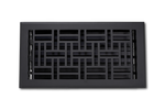 Cast Aluminum Arts & Crafts Vent Cover - Black