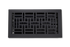 Cast Aluminum Arts & Crafts Vent Cover - Black