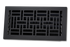 Cast Aluminum Arts & Crafts Vent Cover - Black