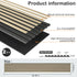 MDF Acoustic Slat Wood Wall Panels