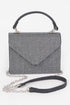 MEATPACKING Hot Fix Stone Denim Top Handle Bag: BYMANYC ® New York