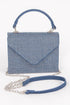 MEATPACKING Hot Fix Stone Denim Top Handle Bag: BYMANYC ® New York