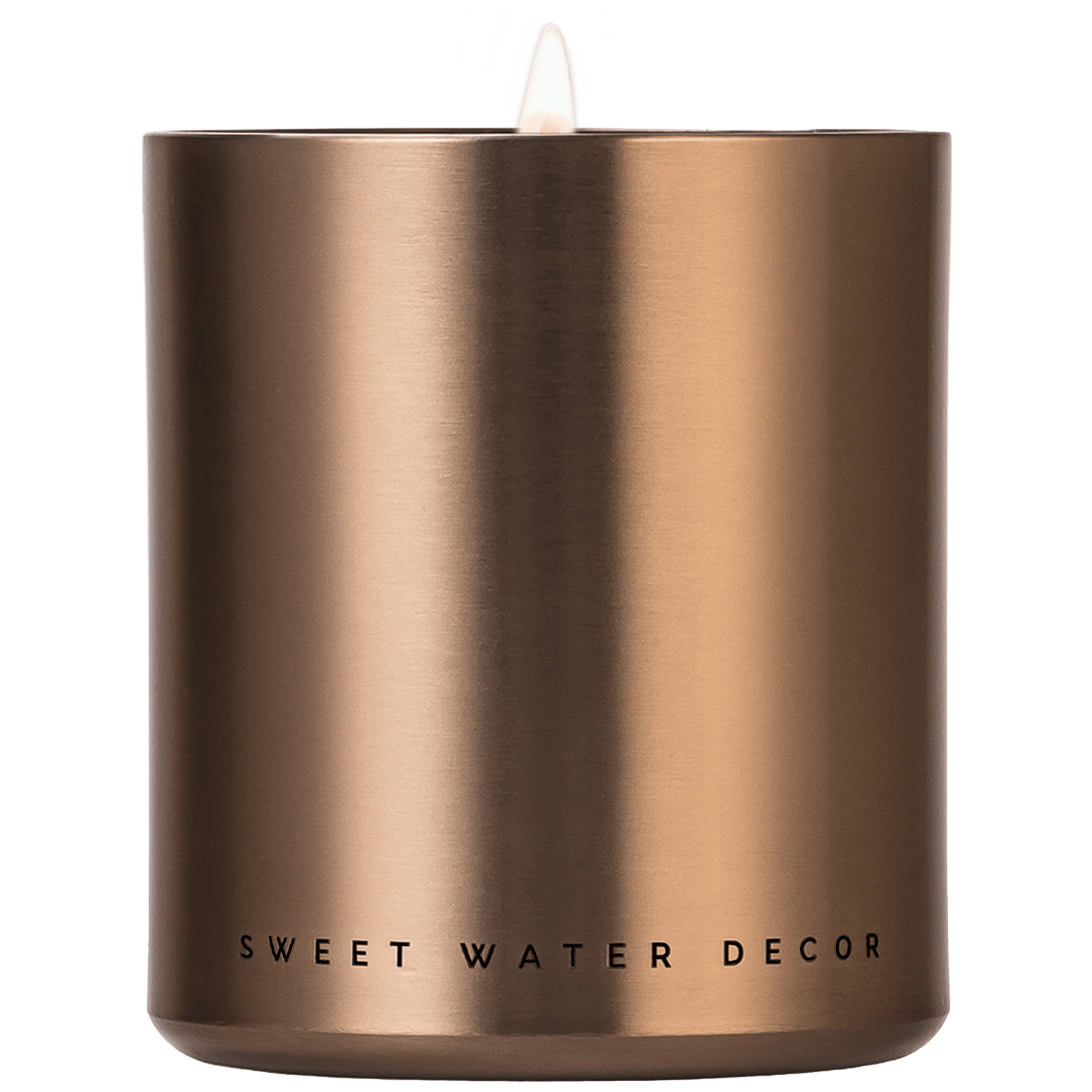 Hello Fall Soy Candle - Bronze Metal Aluminum Jar - 10 oz
