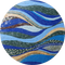 Wavy Mosaic Design - Medallion Art
