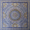 Blue and Yellow Moroccan Mosaic Brilliance