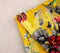DaDa Bedding Yellow Farmhouse Rustic Spring Floral Hummingbirds Soft Fleece Throw Blanket (925)