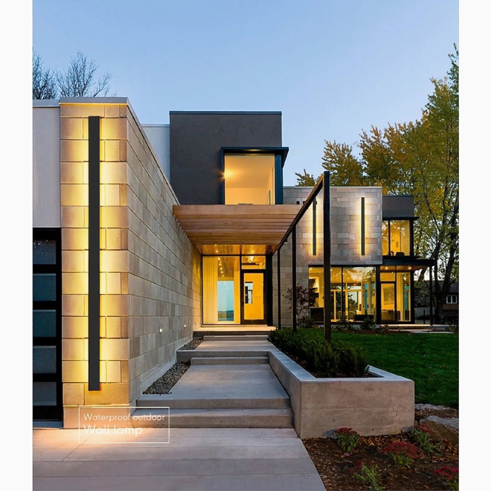 Albizzate | Black Outdoor Waterproof Antirust Wall Lamp