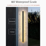 Albizzate | Black Outdoor Waterproof Antirust Wall Lamp