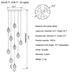 Luxury Diamond Crystal Chandelier