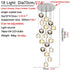 Grasse | Modern Led Crystal Hanging Light Fixtures