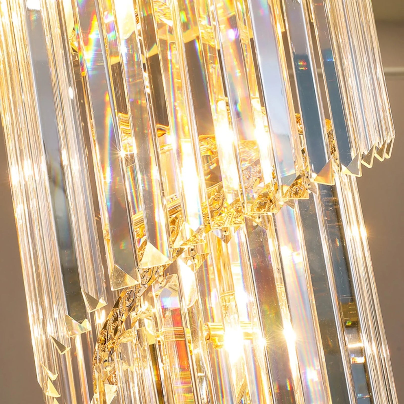 Crystal Cascade Chandelier 39.4