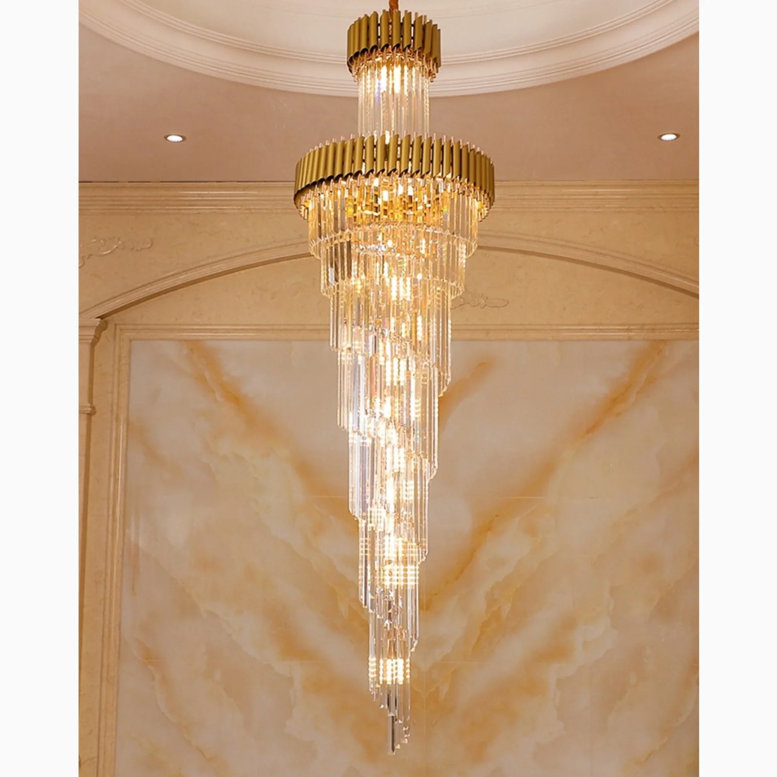 Crystal Cascade Chandelier 39.4