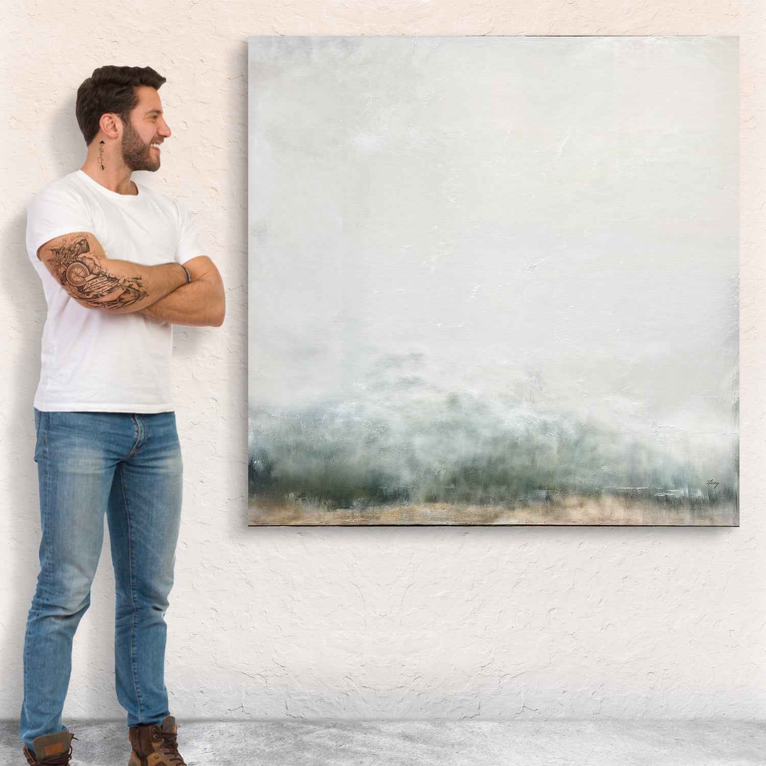 Canvas Print: "Misty Genesis"