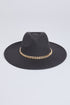 Women’s Chain Wide Brim Hat