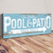 Personalized Pool And Patio Sign V