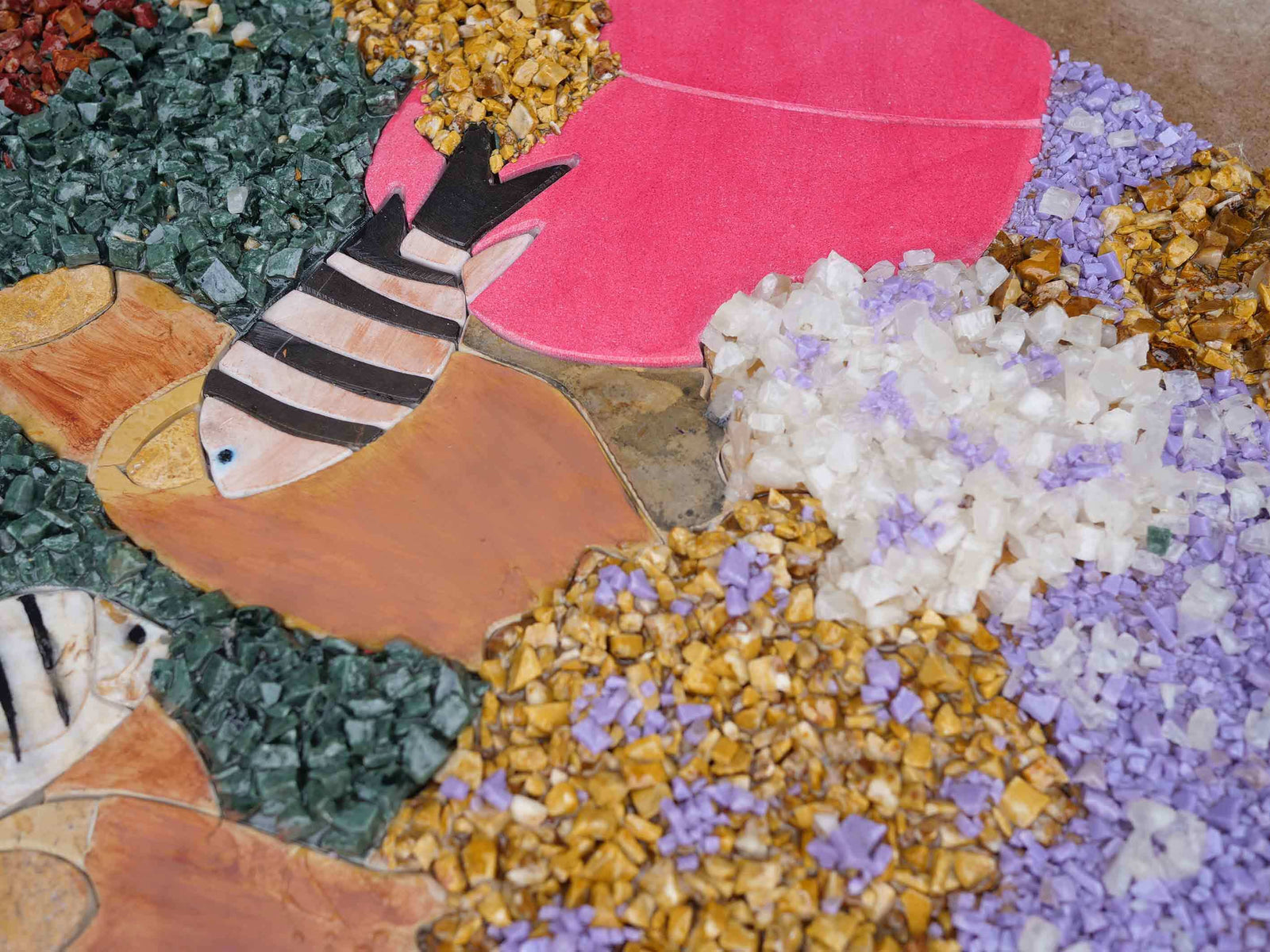 Stone Mosaic Art - Turtle Reef