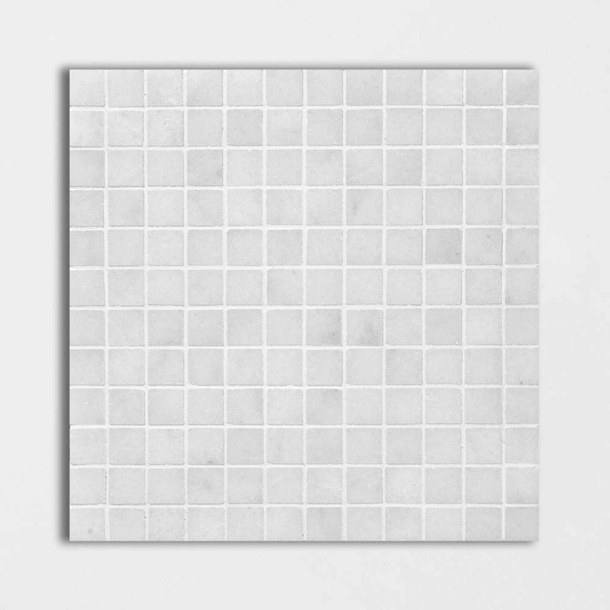 Calacatta Honed 12"x12" Marble 1x1 Mosaic
