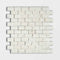 Hampton Rock Face 12 5/8"x12 5/8" Limestone Mosaic 1"x2" Tile